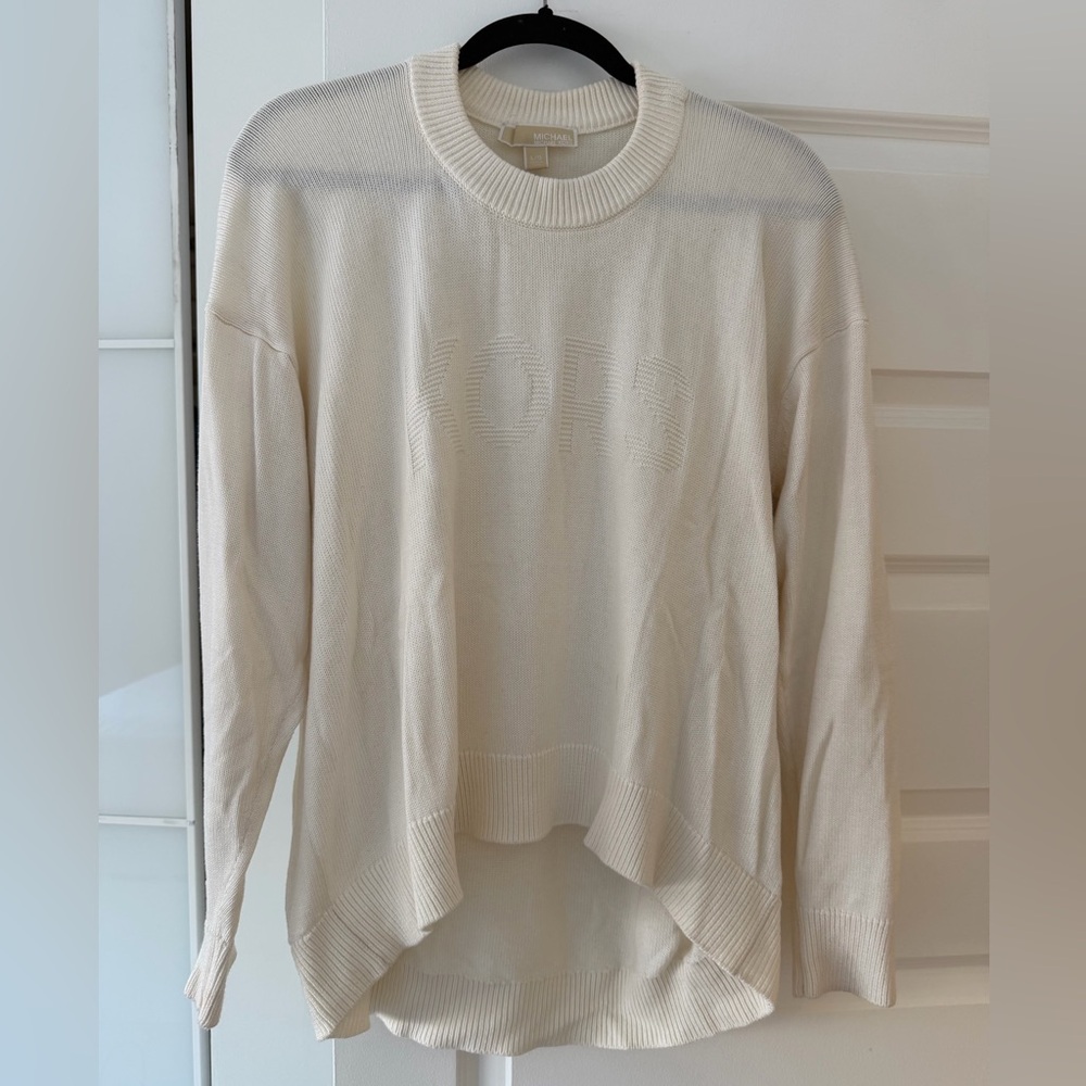 Michael Kors Off-White Crew Neck Sweater